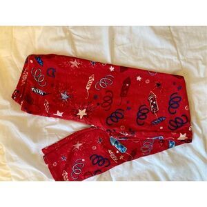 LuLaRoe Fourth of July/Americana One‎ Size Leggings(D12)